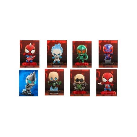 Spider-Man Cosbi Mini Figures 8 cm Blind Box Display (8) | 4895217593645