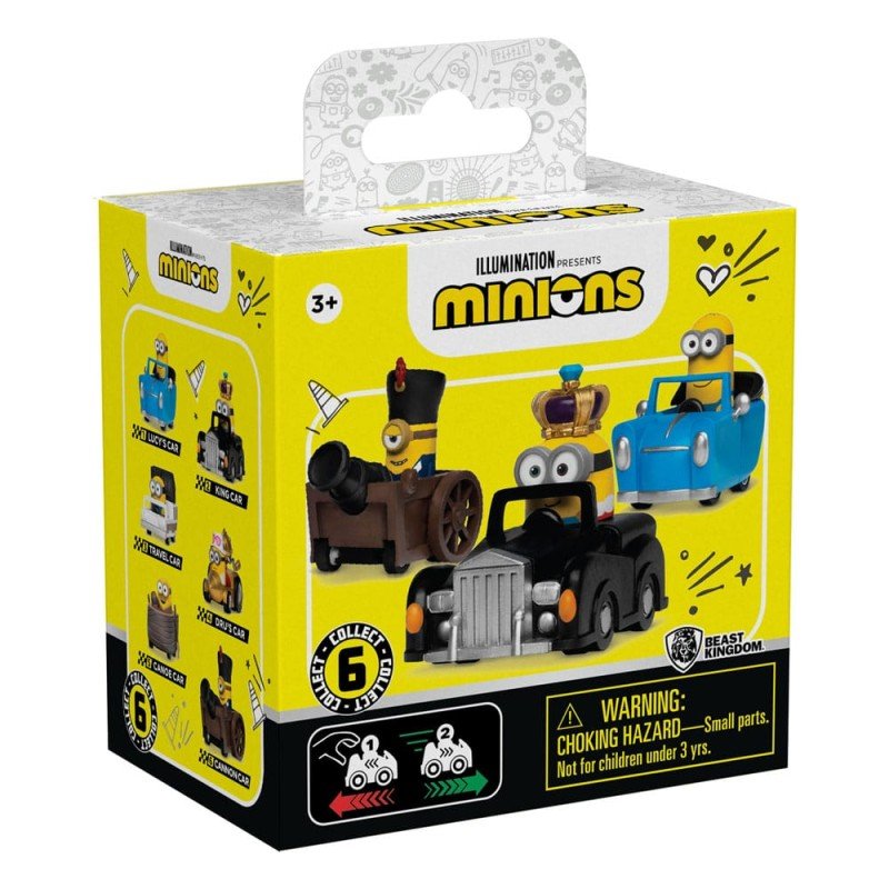 Minions Zoom Hero Pullback Vehicles with Figures Blind Box Assortment (12) | 4895217594529