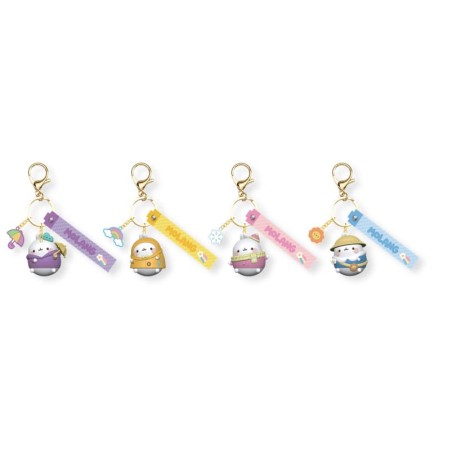 Molang Weather Series Keychain with Hand Strap Display (12) | 4895217562108