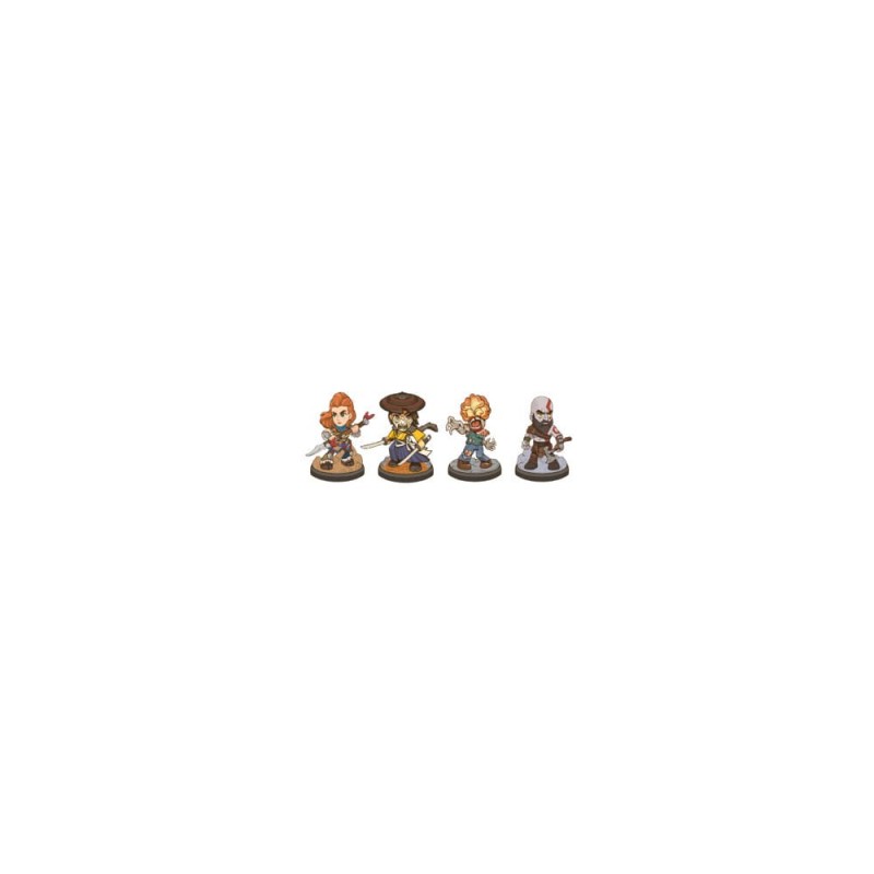 PlayStation Hero Box All Stars Series Mini Figures 12 cm Display (6) | 4895217592815