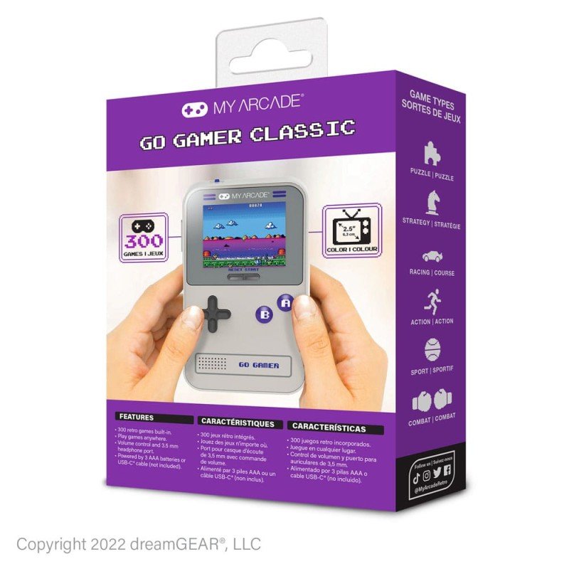 My Arcade Console de jeu portable Go Gamer Classic | 0845620039104