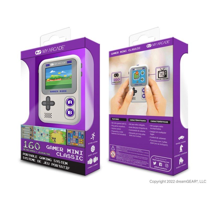 My Arcade Console de jeu portable Gamer Mini Classic | 0845620039241
