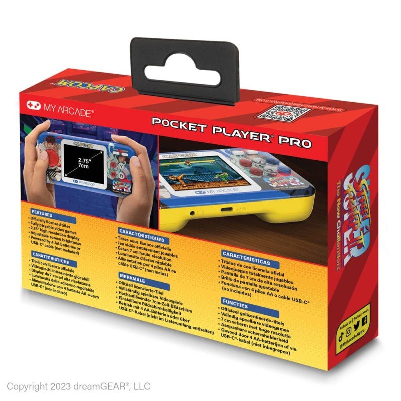 Super Street Fighter II Console de jeu portable Pocket Player Pro | 0845620041879