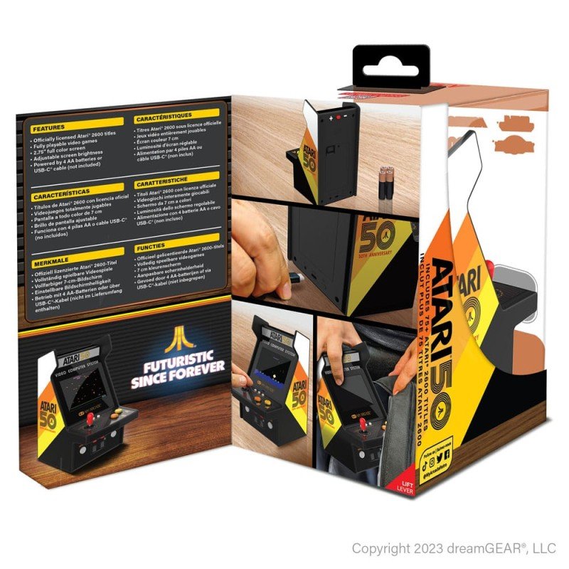 Atari Portable Retro Arcade Micro Player Pro | 0845620070138