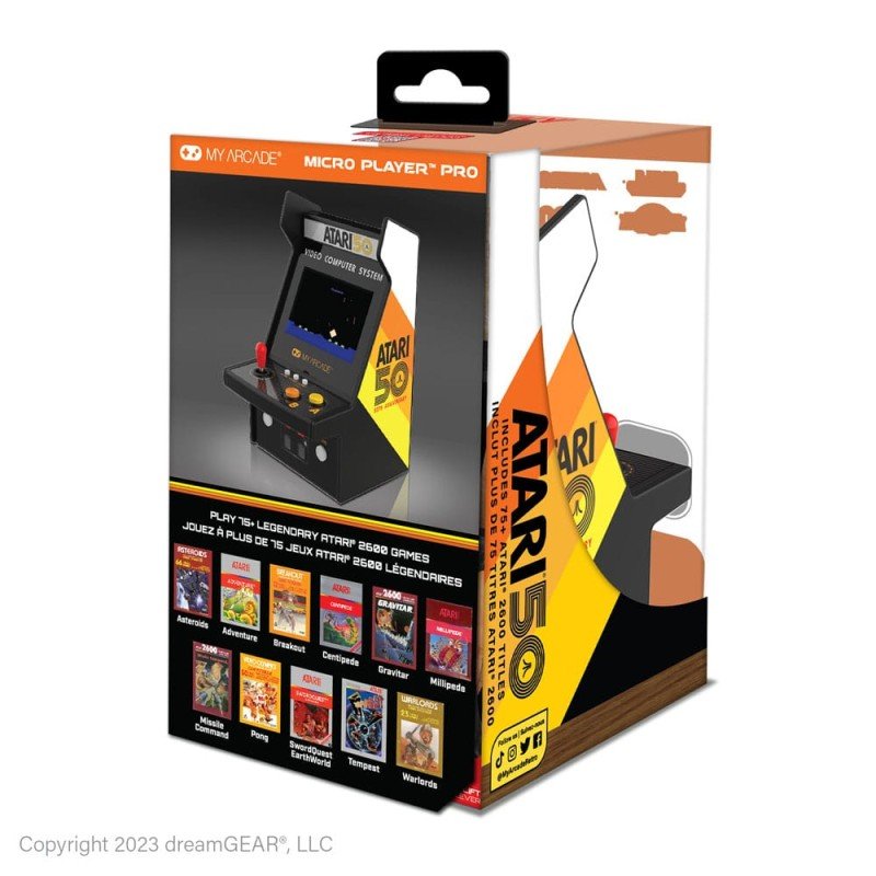 Atari Console de jeu rétro portable Arcade Micro Player Pro | 0845620070138