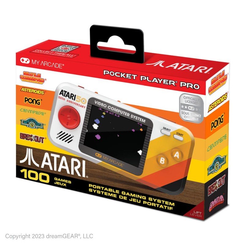 Atari Console de jeu portable Pocket Player Pro | 0845620070152