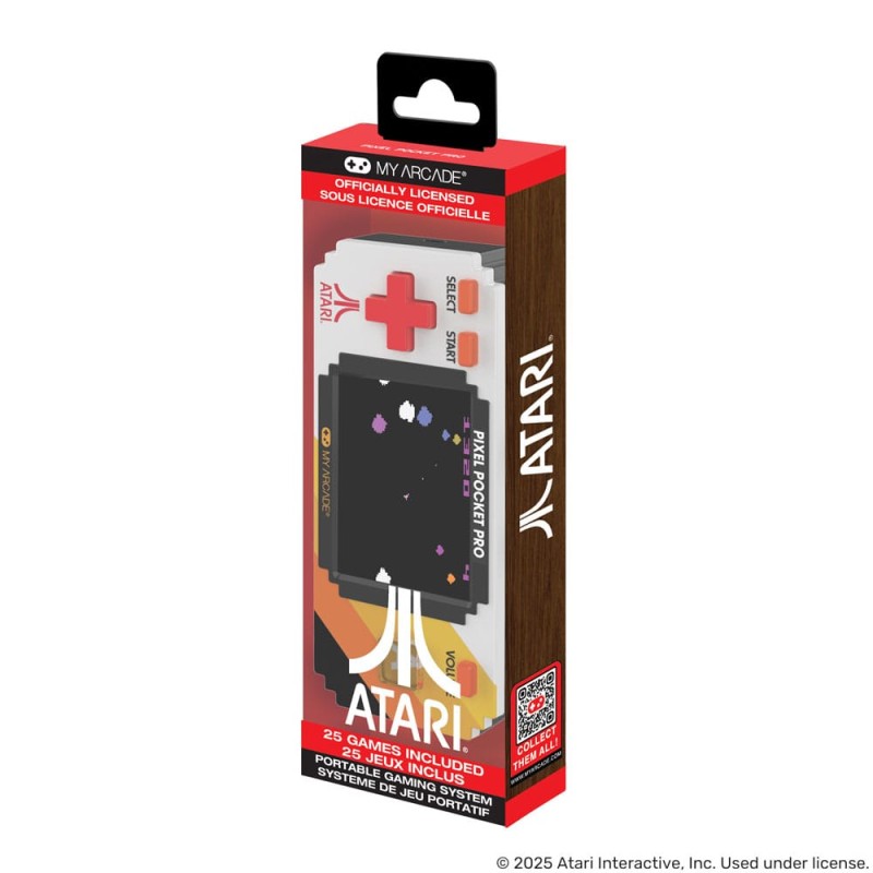 My Arcade Atari Console de jeu portable Pixel Pocket Pro | 0845620071340