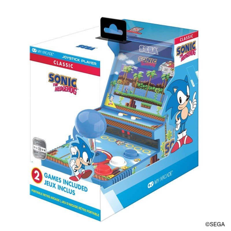 Sonic The Hedgehog Console de jeu rétro portable Arcade Joystick Player | 0845620071579