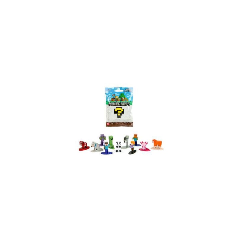 Minecraft assortiment figurines Diecast Nano Metalfigs 4 cm (12) | 4006333093319