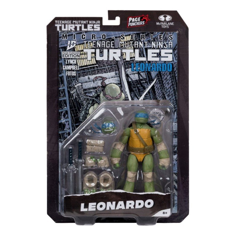 Tortues Ninja Page Punchers figurine Leonardo 13 cm | 0787926113372