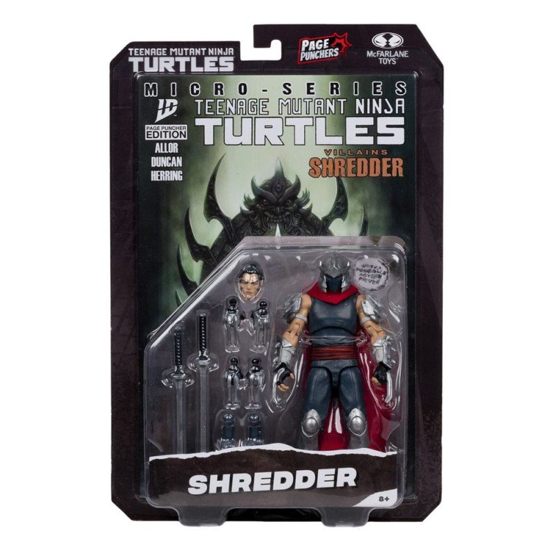 Tortues Ninja Page Punchers figurine Shredder 14 cm | 0787926113396