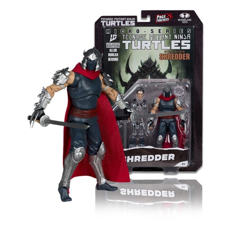 Tortues Ninja Page Punchers figurine Shredder 14 cm | 0787926113396