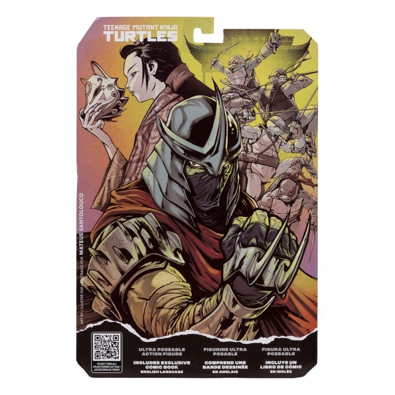 Tortues Ninja Page Punchers figurine Shredder 14 cm | 0787926113396