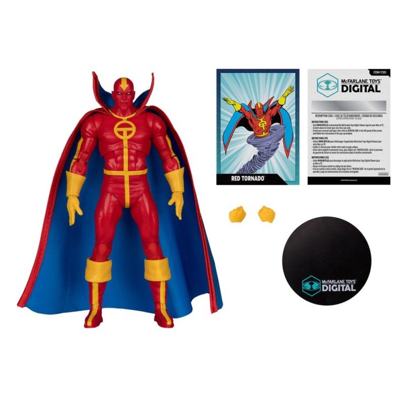 DC Direct McFarlane Toys Digital figurine Red Tornado (Bronze Age) 18 cm | 0787926173833