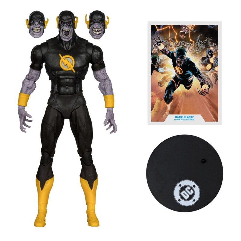 DC Comics DC Multiverse figurine Dark Flash (Dark Mulitverse) (Red Platinum Edition) 18 cm | 0787926175622
