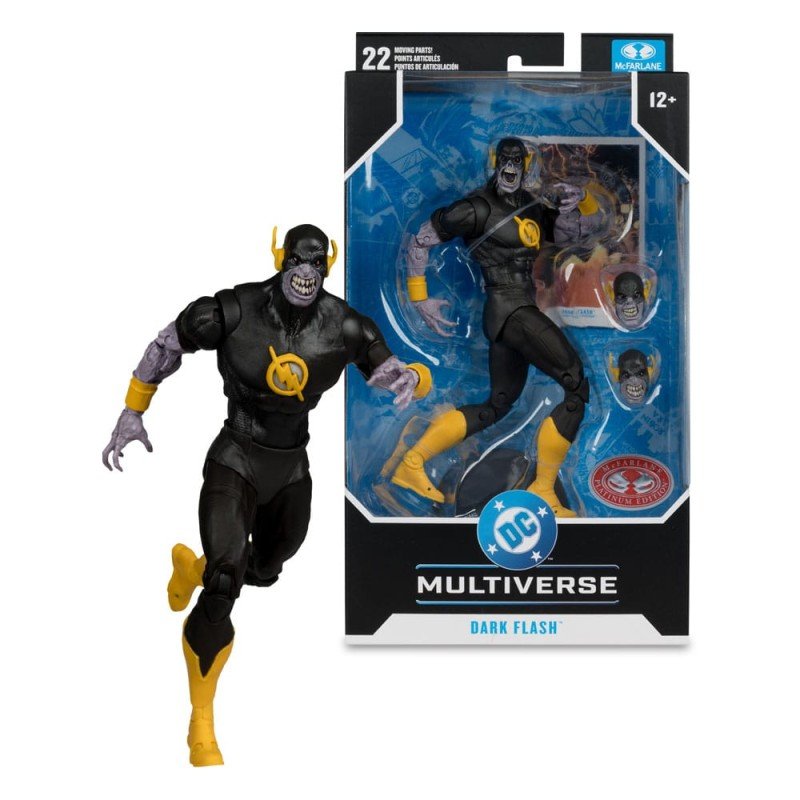 DC Comics DC Multiverse figurine Dark Flash (Dark Mulitverse) (Red Platinum Edition) 18 cm | 0787926175622