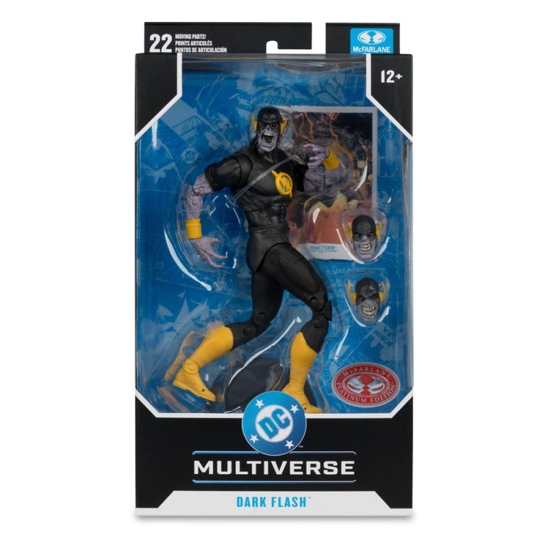 DC Comics DC Multiverse figurine Dark Flash (Dark Mulitverse) (Red Platinum Edition) 18 cm | 0787926175622
