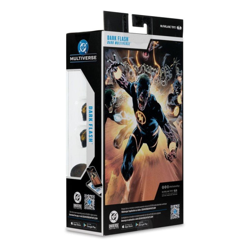 DC Comics DC Multiverse figurine Dark Flash (Dark Mulitverse) (Red Platinum Edition) 18 cm | 0787926175622