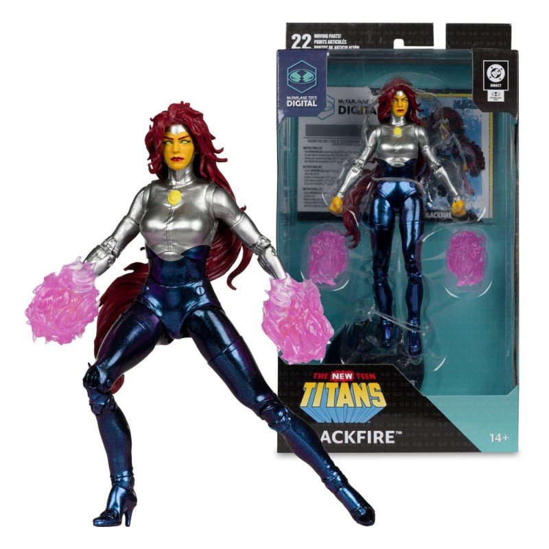 DC Direct McFarlane Toys Digital figurine Blackfire (The New Teen Titans) 18 cm | 0787926177381