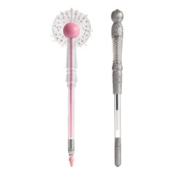 Wicked : Partie 2 stylo à bille Lot de 2 Glinda Wand Pen Set