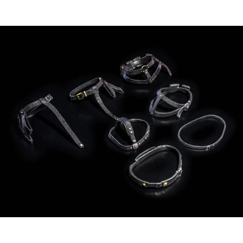 Mythic Legions: All Stars 6 accessoires pour figurines Belts Pack (Black) | 0658580362645
