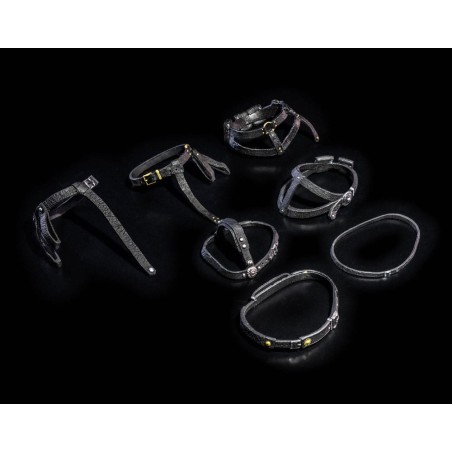 Mythic Legions: All Stars 6 accessoires pour figurines Belts Pack (Black) | 0658580362645