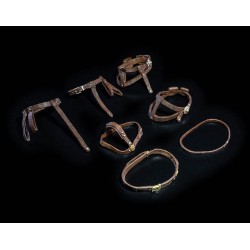 Mythic Legions: All Stars 6 accessoires pour figurines Belts Pack (Brown)