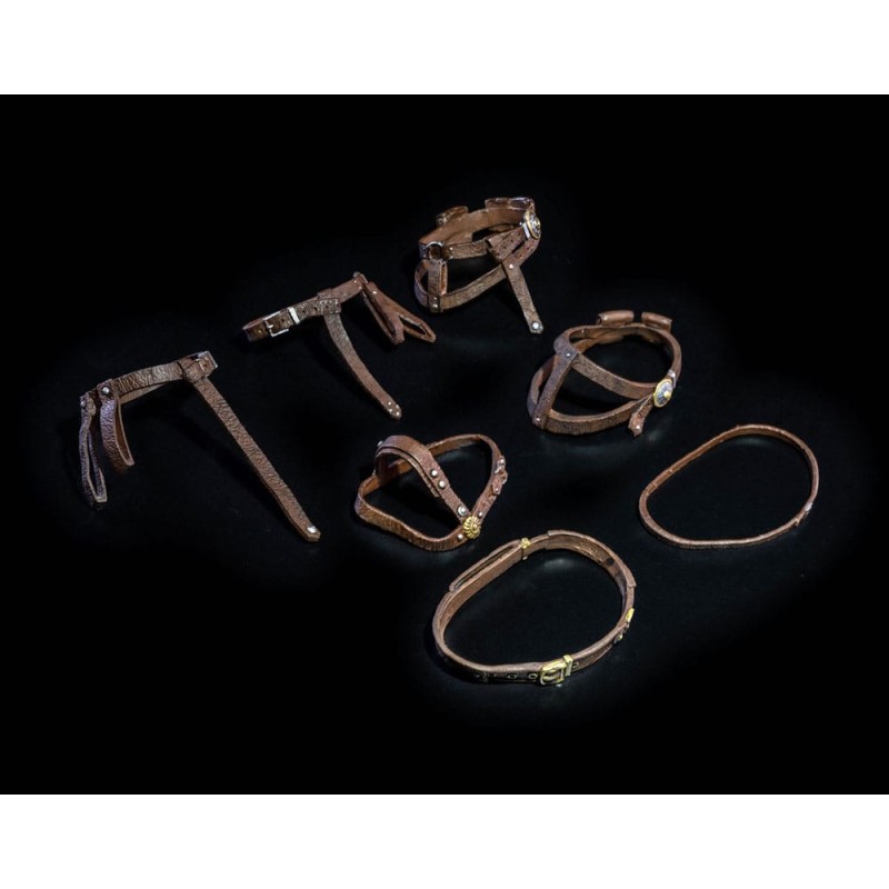 Mythic Legions: All Stars 6 accessoires pour figurines Belts Pack (Brown) | 0658580362652