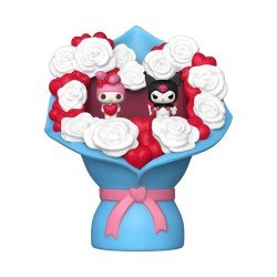 Sanrio pack 2 figurines Bitty POP! Bouquet Vinyl My Melody & Kuromi (Valentine) 4 cm