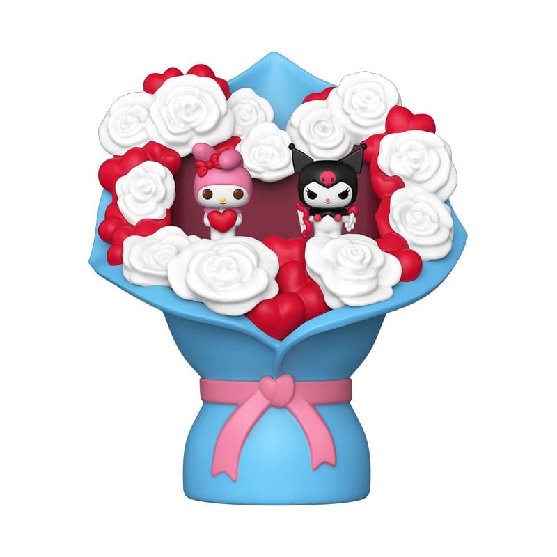 Sanrio Bitty POP! Bouquet Vinyl Figure 2-Pack My Melody & Kuromi (Valentine) 4 cm | 0889698878074
