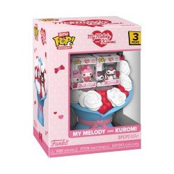 Sanrio Bitty POP! Bouquet Vinyl Figure 2-Pack My Melody & Kuromi (Valentine) 4 cm | 0889698878074
