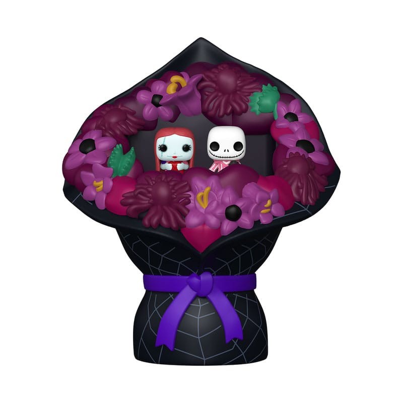 The Nightmare Before Christmas Bitty POP! Bouquet Vinyl Figure 2-Pack Sally & Jack Skellington (Valentine) 4 cm | 0889698878111
