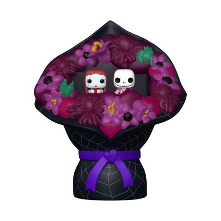 The Nightmare Before Christmas Bitty POP! Bouquet Vinyl Figure 2-Pack Sally & Jack Skellington (Valentine) 4 cm | 0889698878111