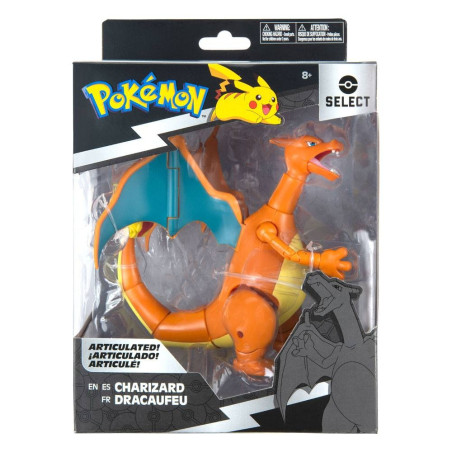 License : Pokémon Produit : 25e anniversaire figurine Select Dracaufeu 15 cm Marque : Boti License : Pokémon Produit : 25e anniversaire figurine Select Dracaufeu 15 cm Marque : Boti