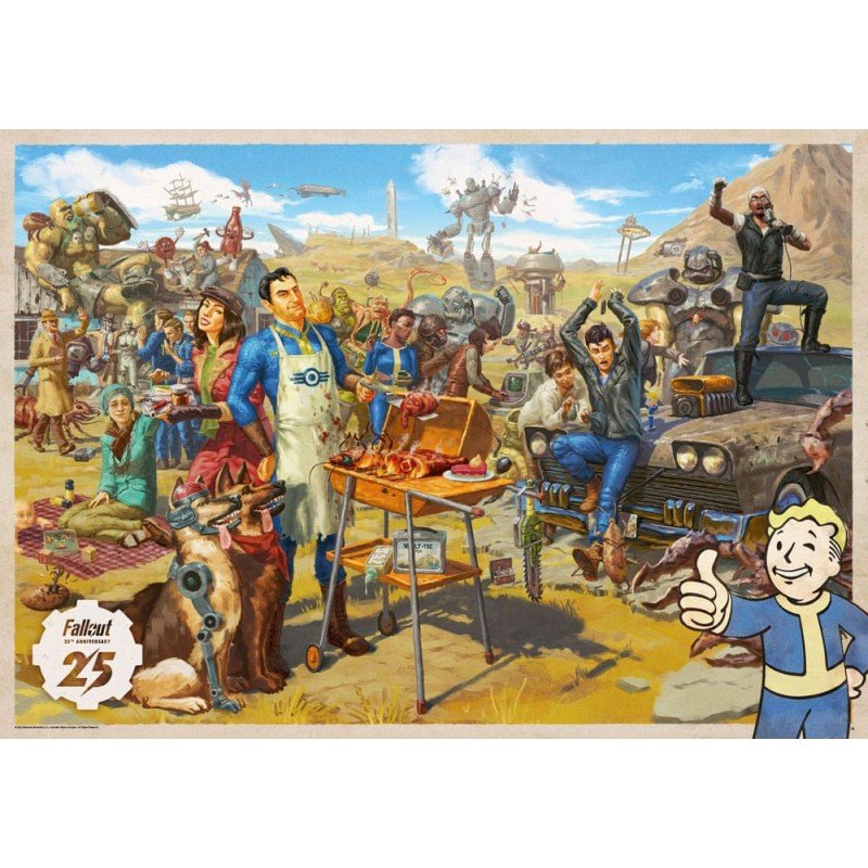 Fallout coffret cadeau Fallout Vault Loot Collection (Puzzle, chaussettes, figurine et porte-clés) | 5908305250616