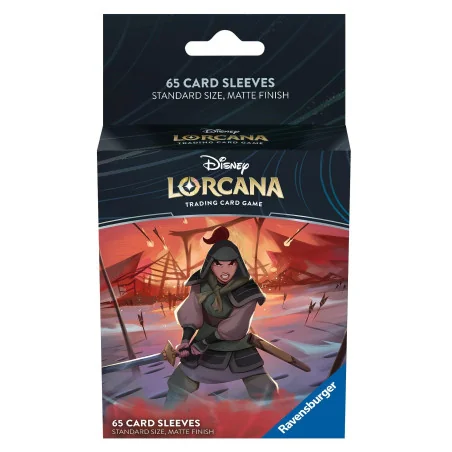 Disney Lorcana: Set 2 A - Sleeves (65 Pouches) - Mulan | 4050368982599