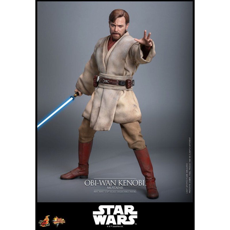 Star Wars, épisode III : La Revanche des Sith figurine Movie Masterpiece 1/6 Obi-Wan Kenobi (Mustafar) 31 cm | 4895228623508