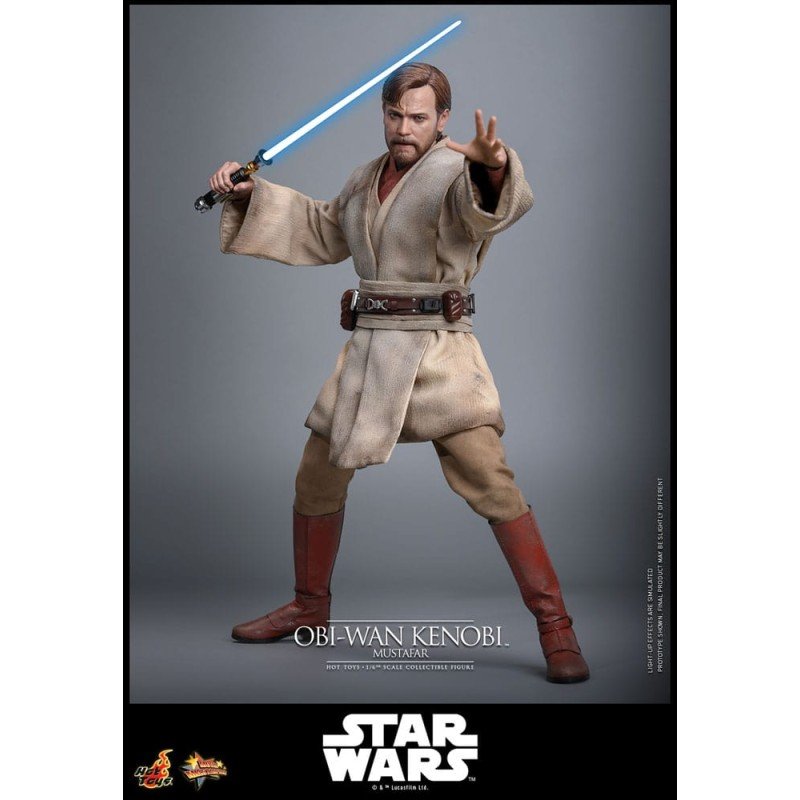 Star Wars, épisode III : La Revanche des Sith figurine Movie Masterpiece 1/6 Obi-Wan Kenobi (Mustafar) 31 cm | 4895228623508