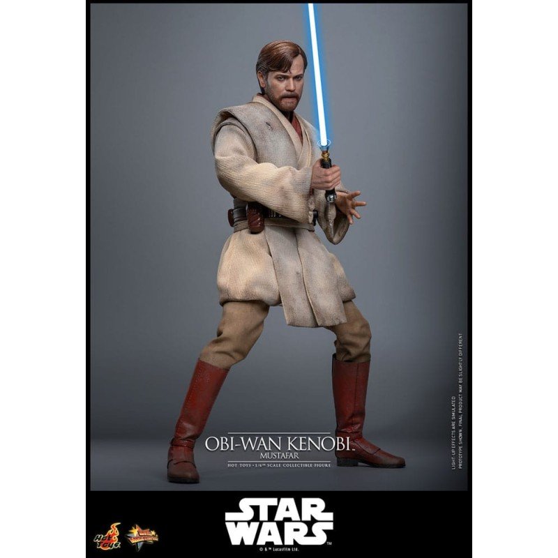 Star Wars, épisode III : La Revanche des Sith figurine Movie Masterpiece 1/6 Obi-Wan Kenobi (Mustafar) 31 cm | 4895228623508