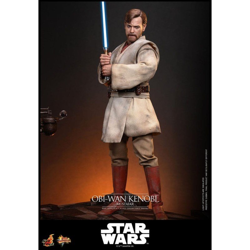 Star Wars, épisode III : La Revanche des Sith figurine Movie Masterpiece 1/6 Obi-Wan Kenobi (Mustafar) 31 cm | 4895228623508