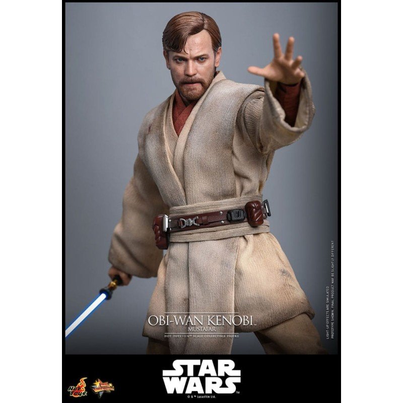 Star Wars, épisode III : La Revanche des Sith figurine Movie Masterpiece 1/6 Obi-Wan Kenobi (Mustafar) 31 cm | 4895228623508