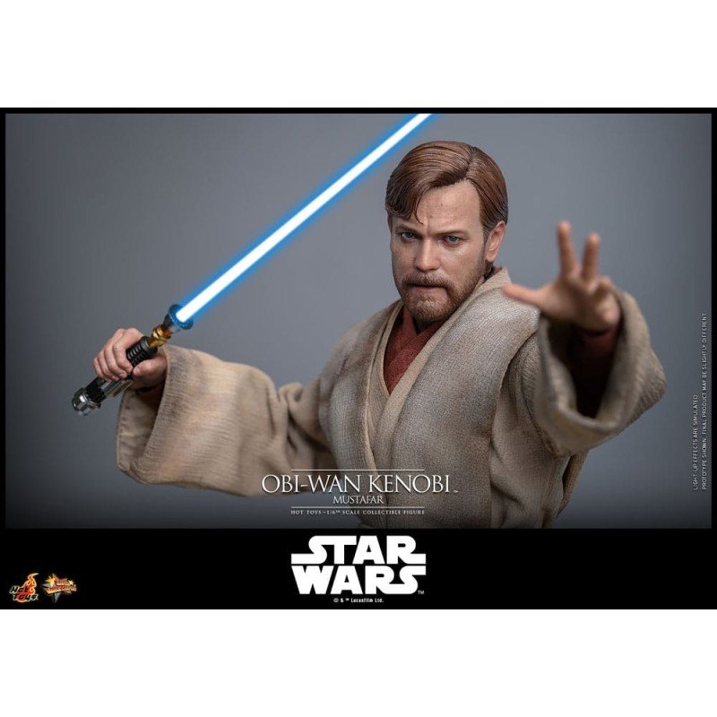 Star Wars, épisode III : La Revanche des Sith figurine Movie Masterpiece 1/6 Obi-Wan Kenobi (Mustafar) 31 cm | 4895228623508
