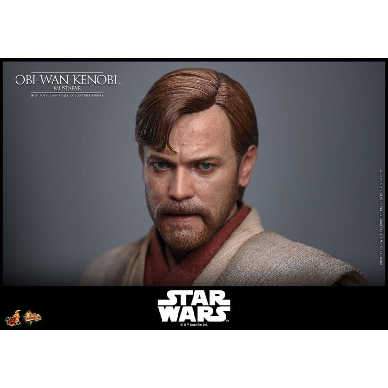 Star Wars, épisode III : La Revanche des Sith figurine Movie Masterpiece 1/6 Obi-Wan Kenobi (Mustafar) 31 cm | 4895228623508