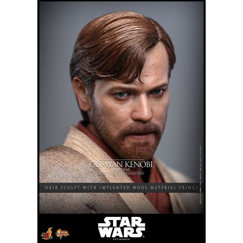 Star Wars, épisode III : La Revanche des Sith figurine Movie Masterpiece 1/6 Obi-Wan Kenobi (Mustafar) 31 cm | 4895228623508