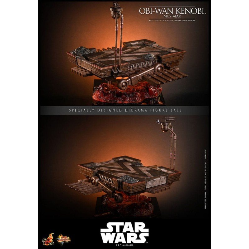 Star Wars, épisode III : La Revanche des Sith figurine Movie Masterpiece 1/6 Obi-Wan Kenobi (Mustafar) 31 cm | 4895228623508