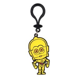 Star Wars porte-clés sac PVC à dos toucher doux C-3PO