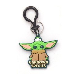 Star Wars Soft Touch PVC Bag Clip Baby Yoda Unknown Species | 0077764289385