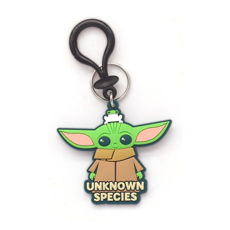 Star Wars Soft Touch PVC Bag Clip Baby Yoda Unknown Species | 0077764289385