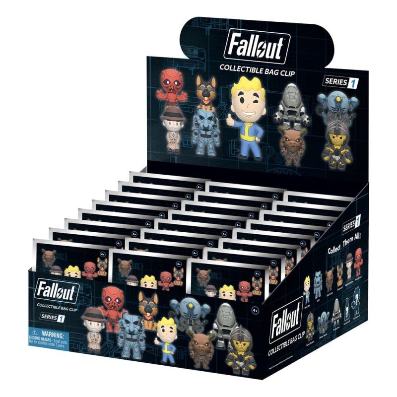 Fallout 3D Foam Bag Clips Series 1 Display (24) | 0077764338007