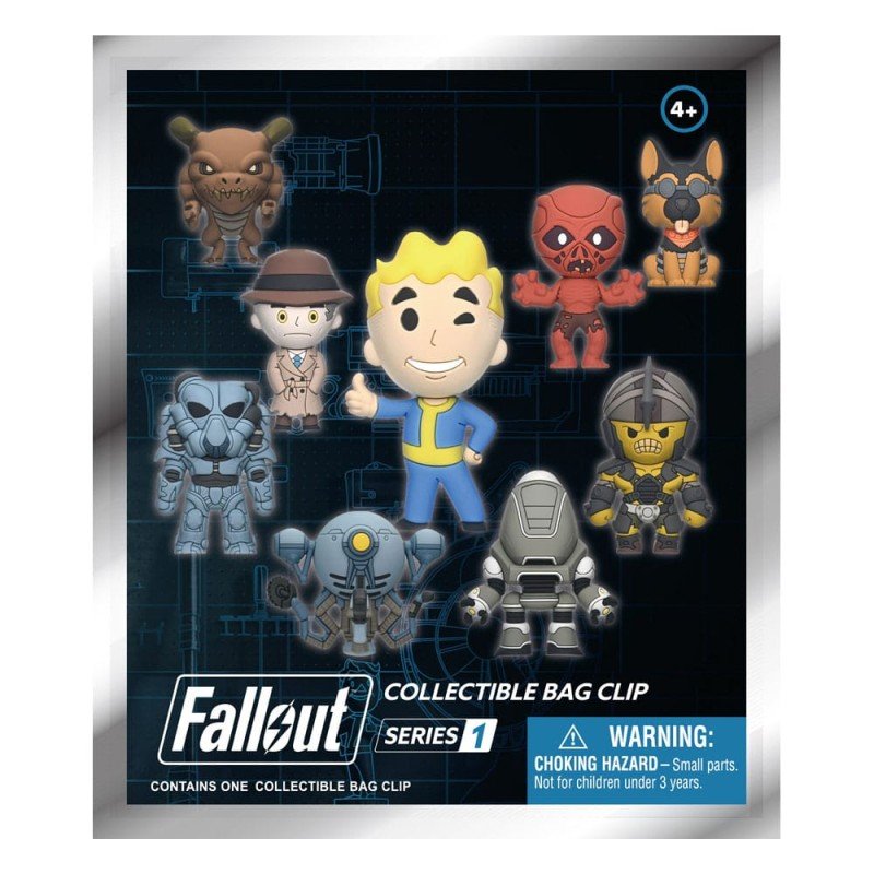 Fallout 3D Foam Bag Clips Series 1 Display (24) | 0077764338007